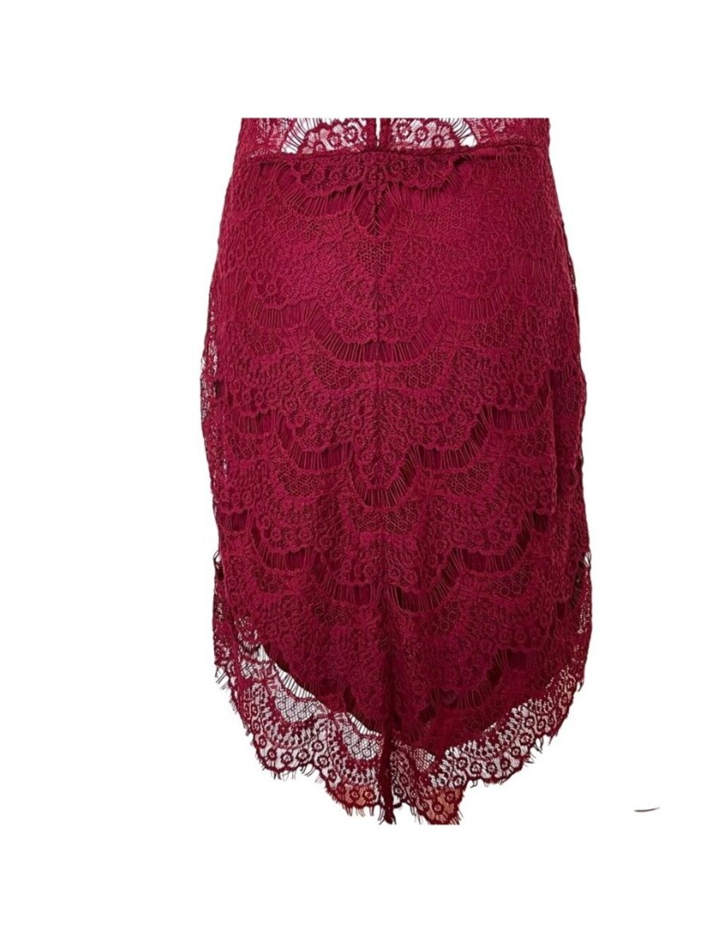 Free People Shes Got It Mini Dress Lace Halter Homecoming Cocktail Dark Romantic - Picture 7 of 13